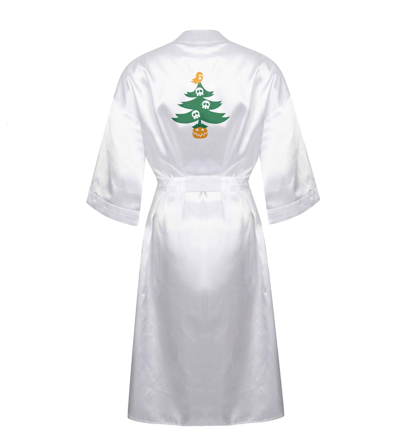 Halloween Christmas tree XL/XXL white ladies dressing gown size 16/18