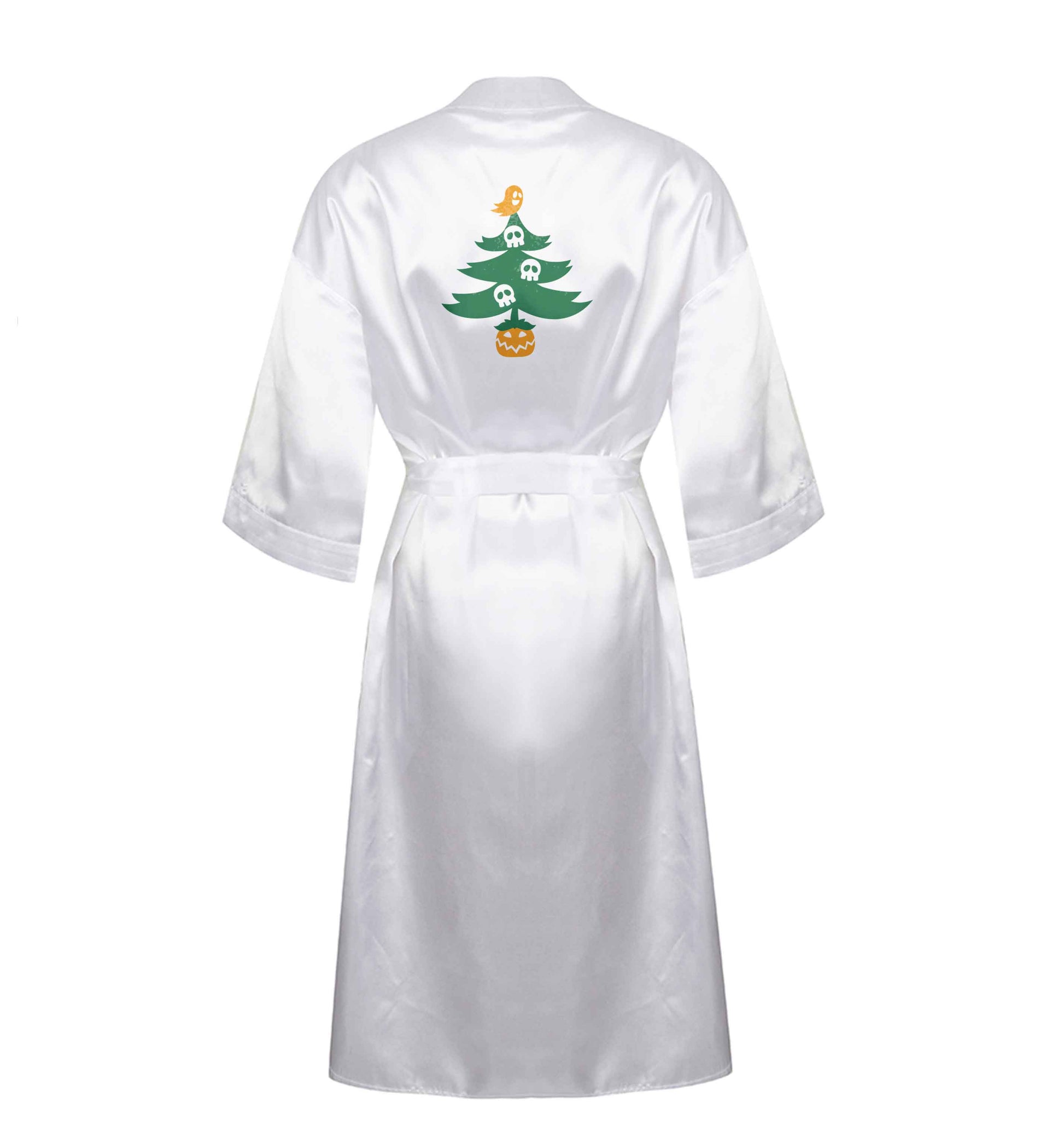 Halloween Christmas tree XL/XXL white ladies dressing gown size 16/18