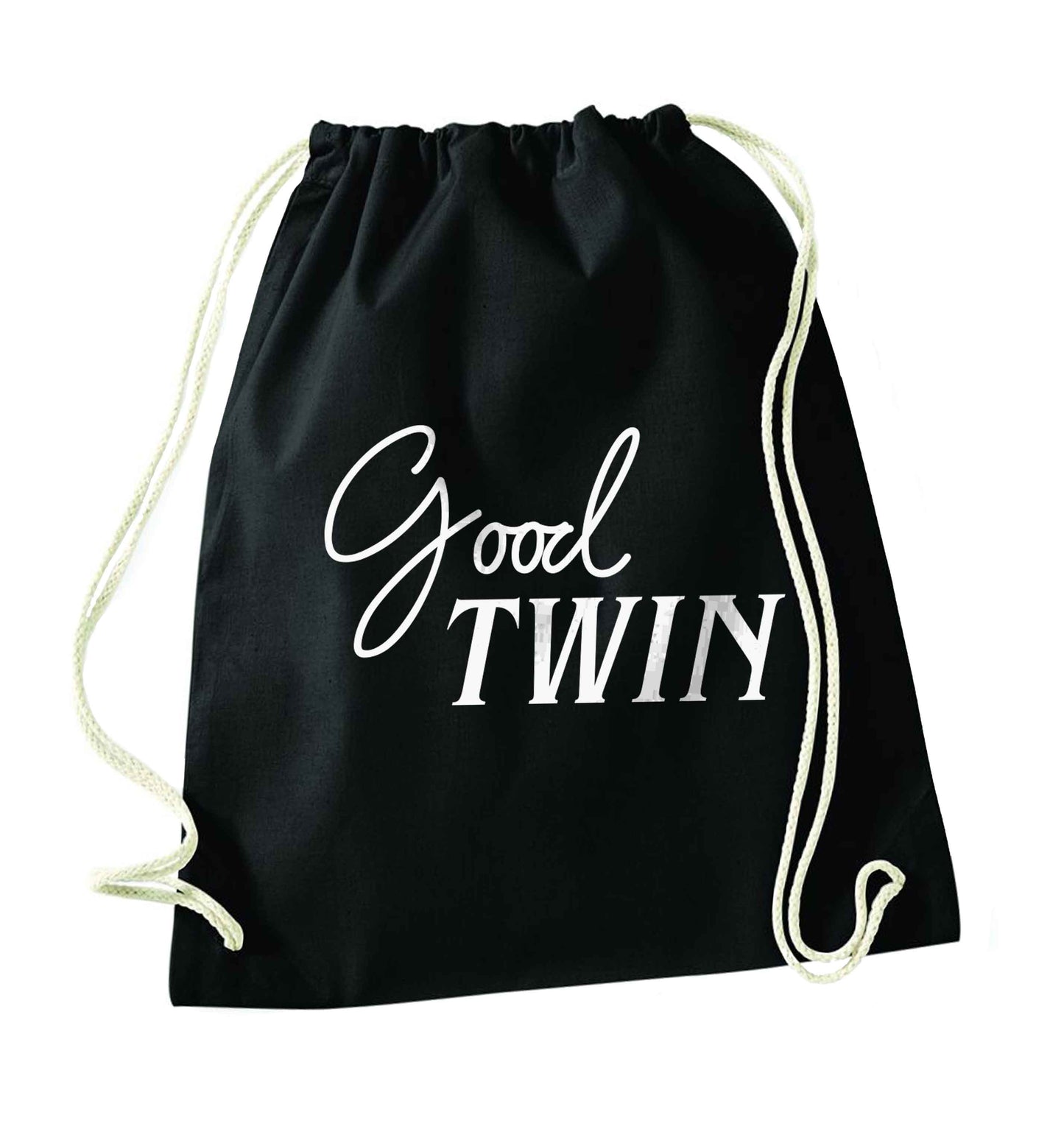 Good twin black drawstring bag