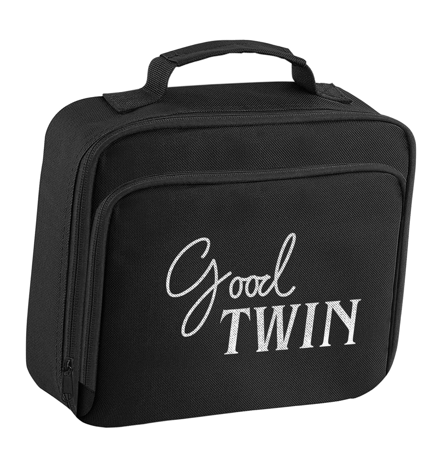 Good twin insulated black lunch bag cooler