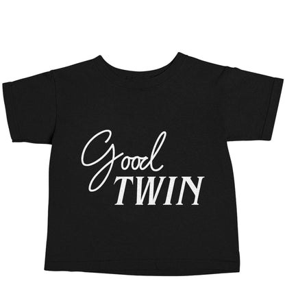 Good twin Black baby toddler Tshirt 2 years