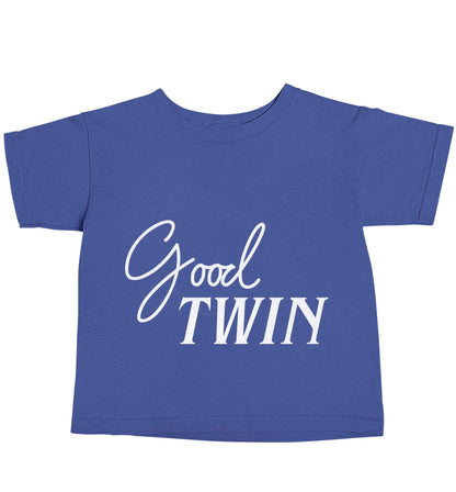 Good twin blue baby toddler Tshirt 2 Years