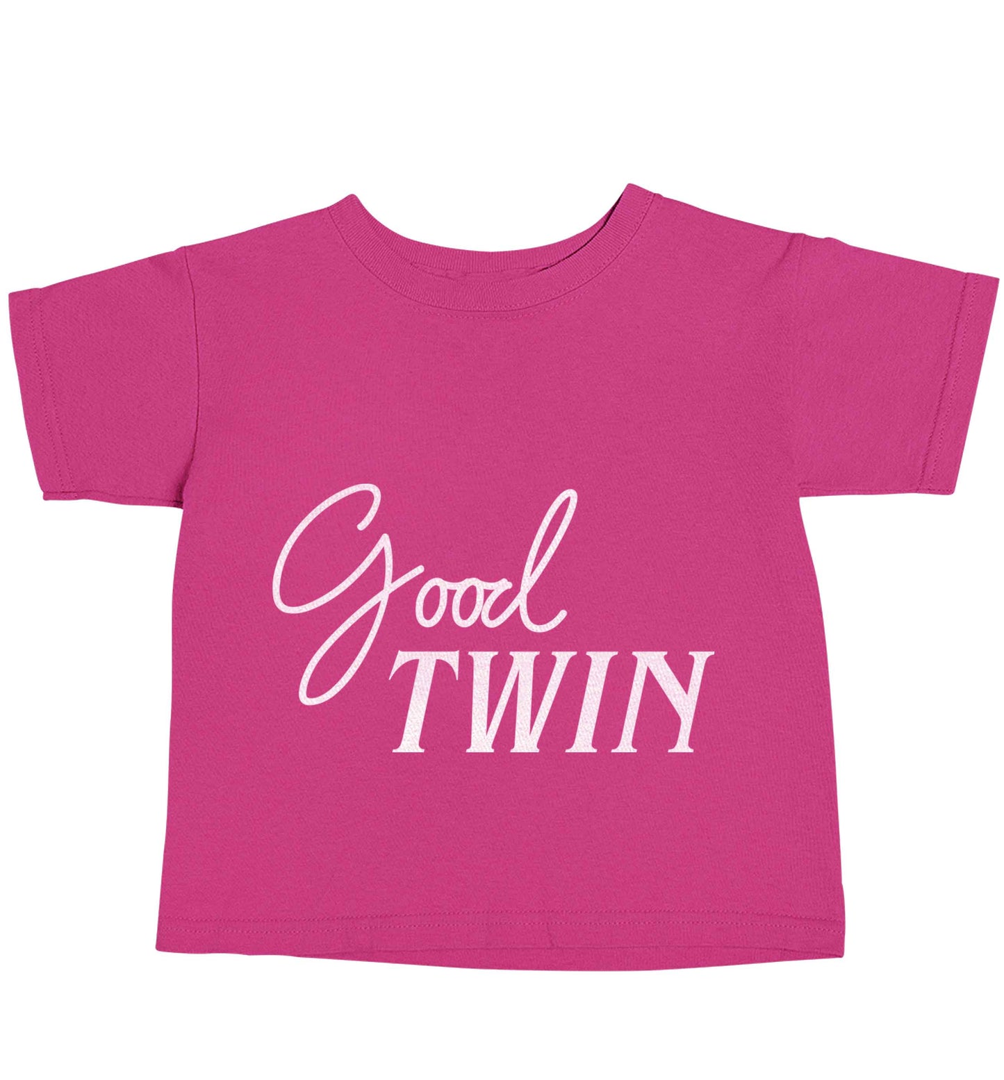 Good twin pink baby toddler Tshirt 2 Years