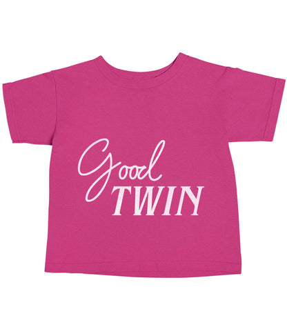 Good twin pink baby toddler Tshirt 2 Years