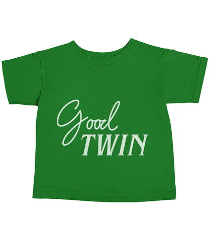 Good twin green baby toddler Tshirt 2 Years