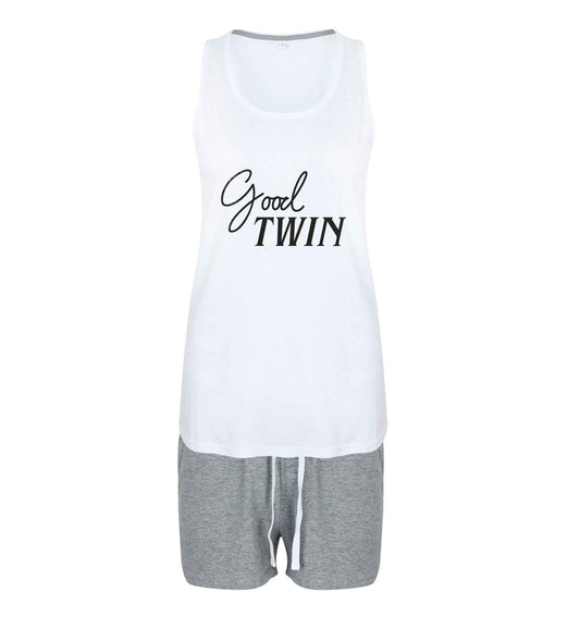 Good twin size XL women's pyjama shorts set in pink 