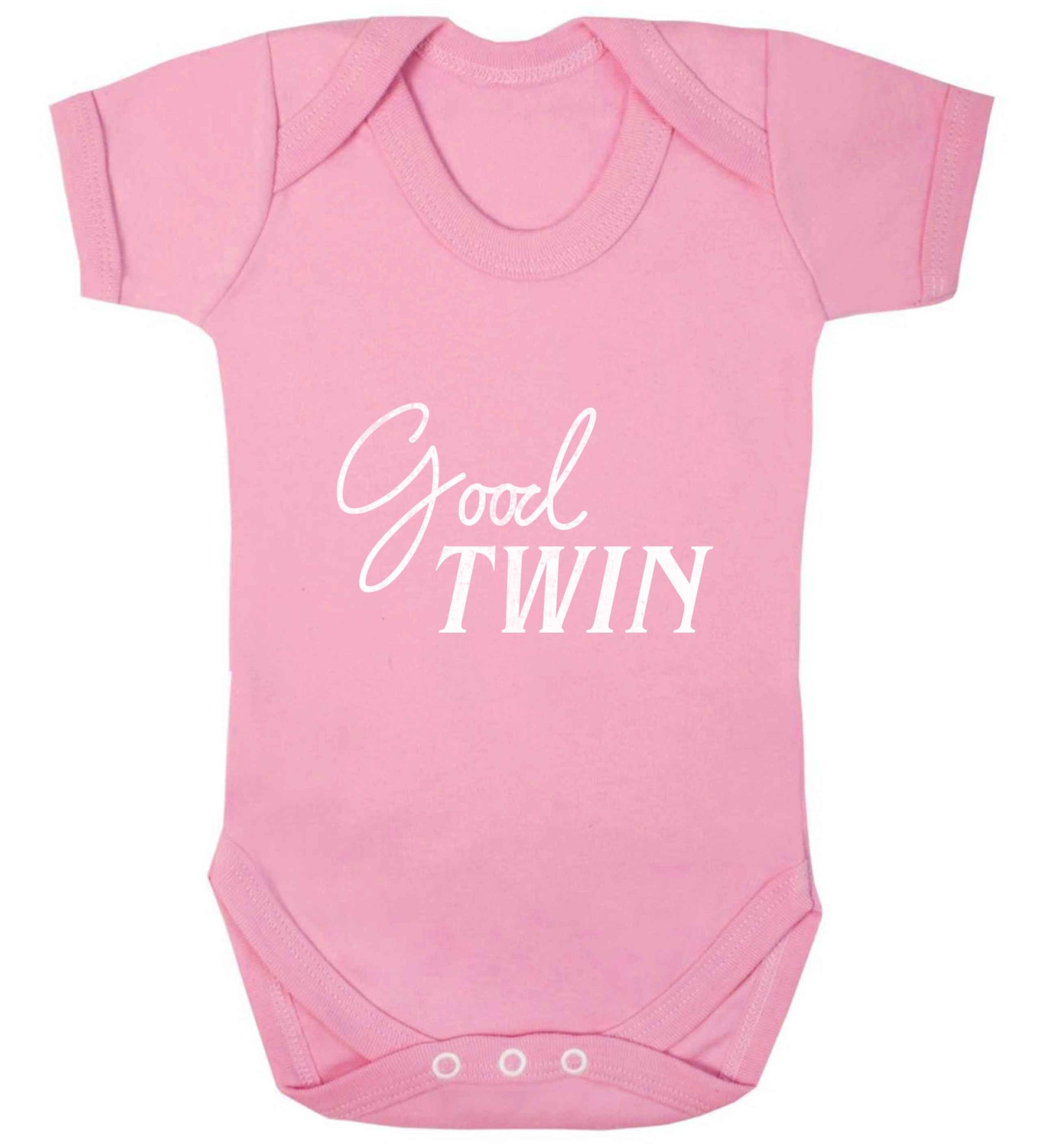 Good twin baby vest pale pink 18-24 months