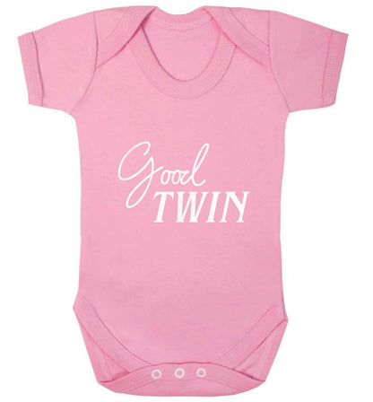 Good twin baby vest pale pink 18-24 months