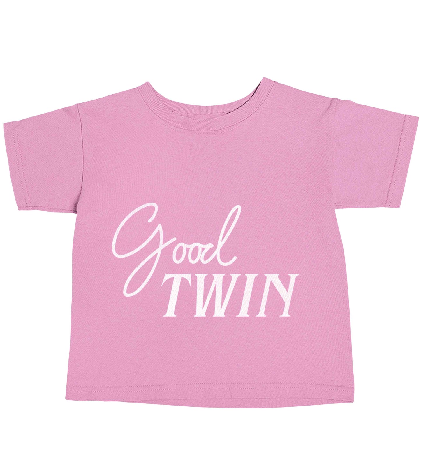 Good twin light pink baby toddler Tshirt 2 Years