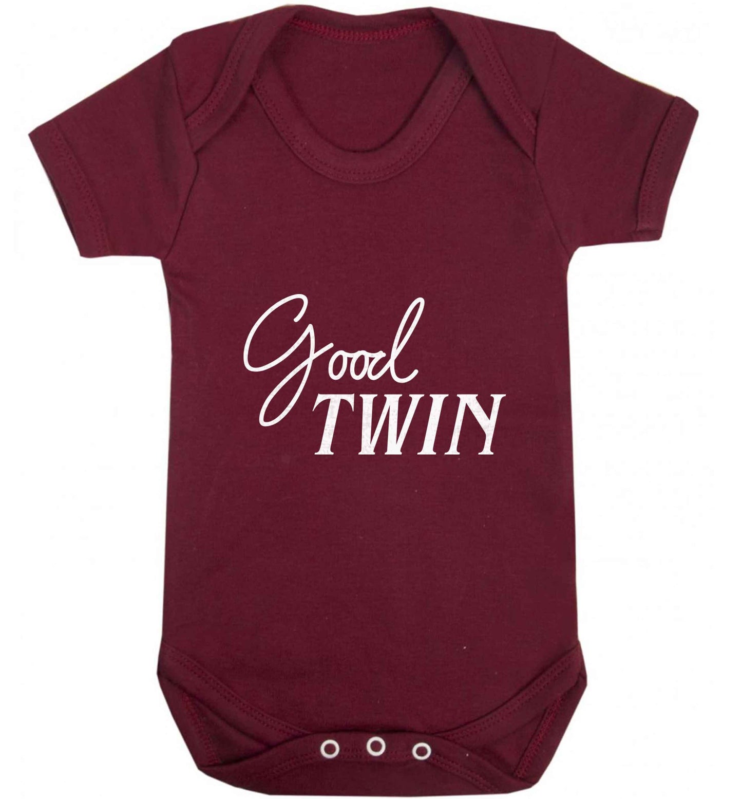 Good twin baby vest maroon 18-24 months
