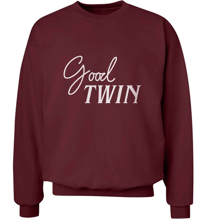 Good twin adult's unisex maroon sweater 2XL