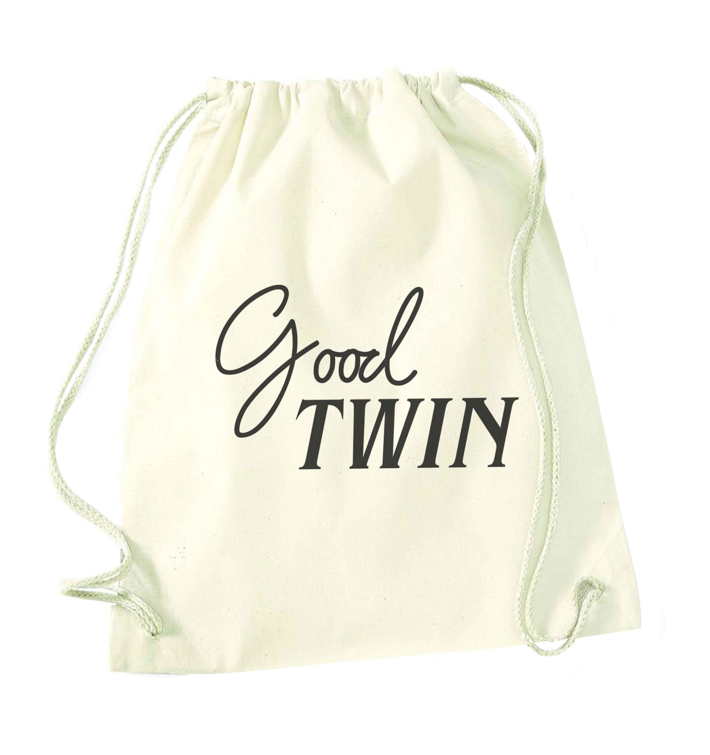 Good twin natural drawstring bag