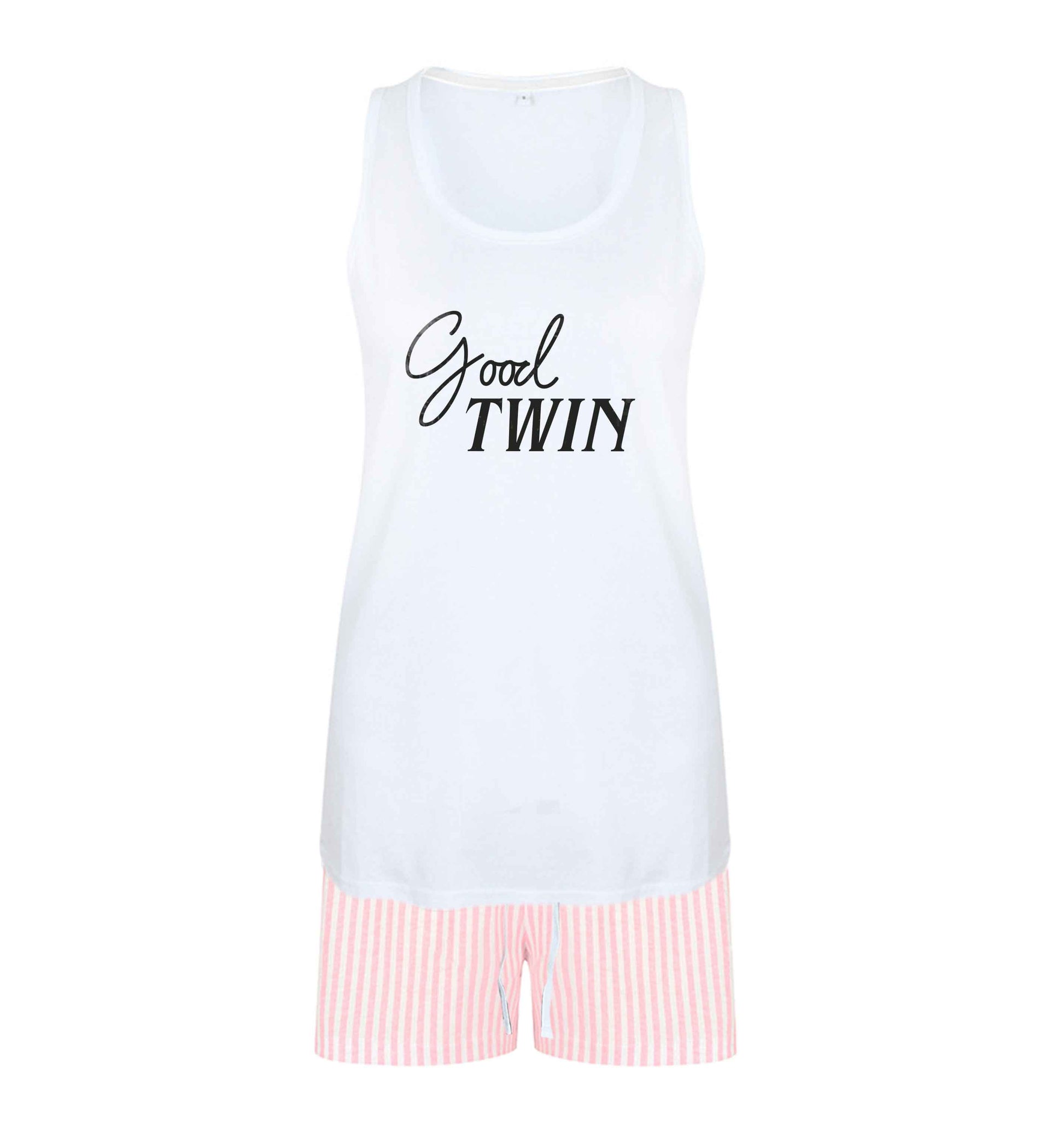 Good twin size XL women's pyjama shorts set in pink 