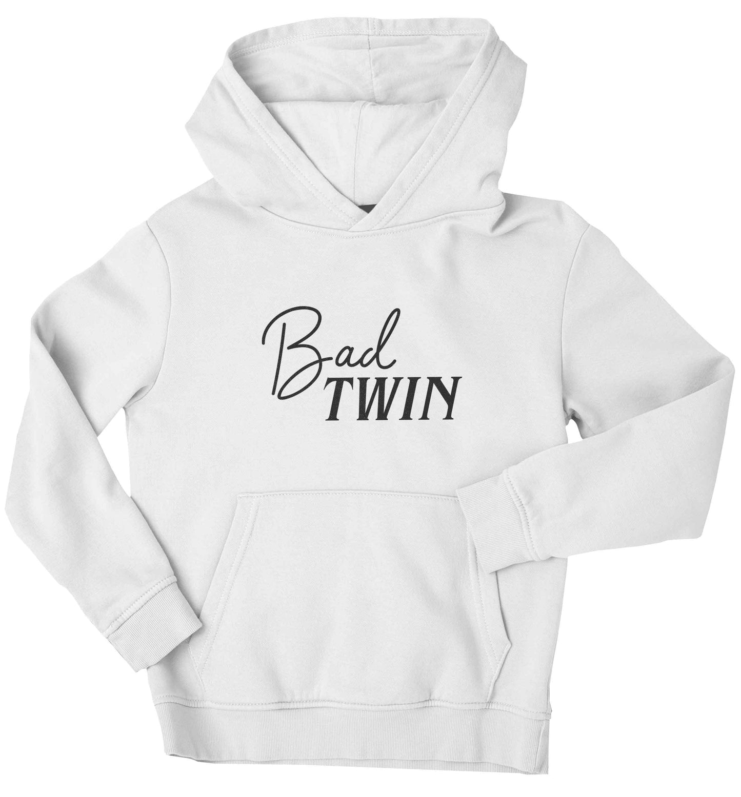 Bad twin children's white hoodie 12-13 Years