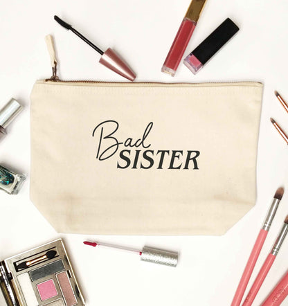 Bad sister natural makeup bag