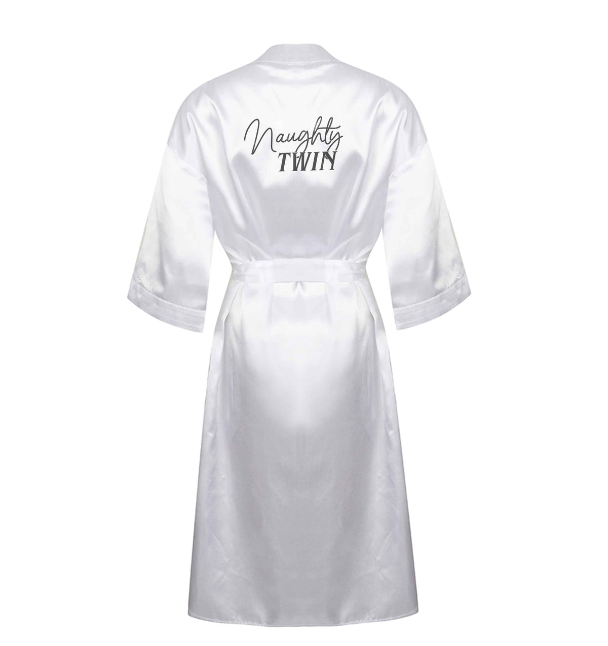Naughty twin XL/XXL white ladies dressing gown size 16/18