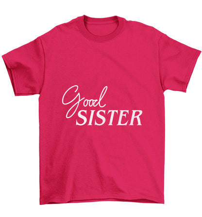 Good sister Children's pink Tshirt 12-13 Years