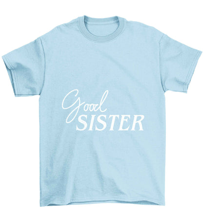 Good sister Children's light blue Tshirt 12-13 Years