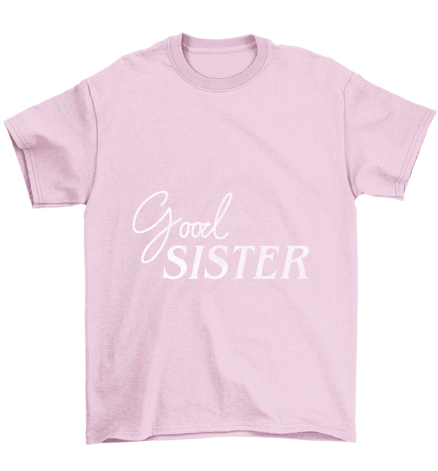 Good sister Children's light pink Tshirt 12-13 Years