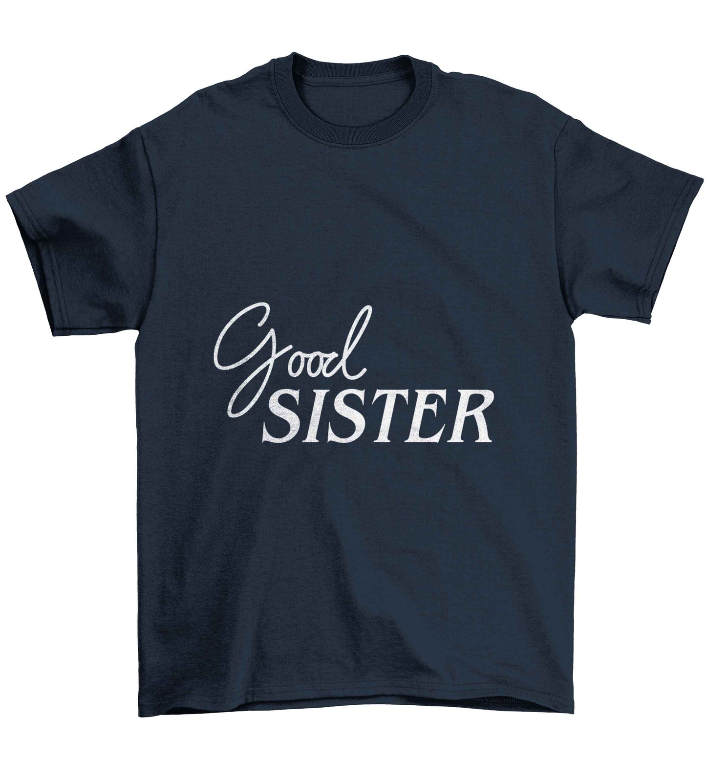 Good sister Children's navy Tshirt 12-13 Years