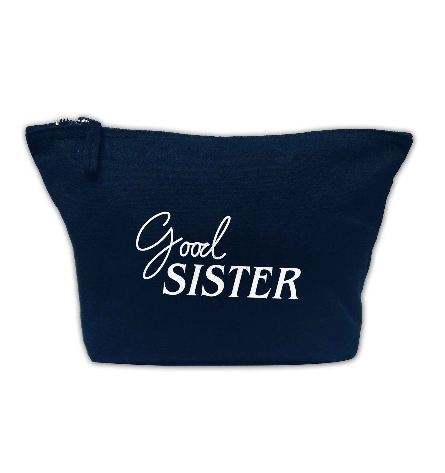 Good sister navy makeup bag