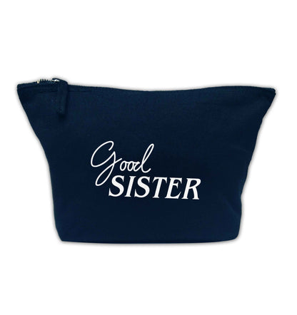 Good sister navy makeup bag