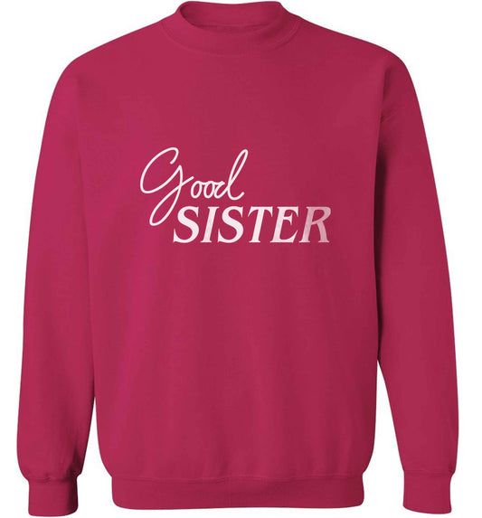 Good sister adult's unisex pink sweater 2XL
