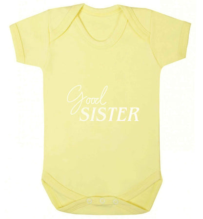 Good sister baby vest pale yellow 18-24 months