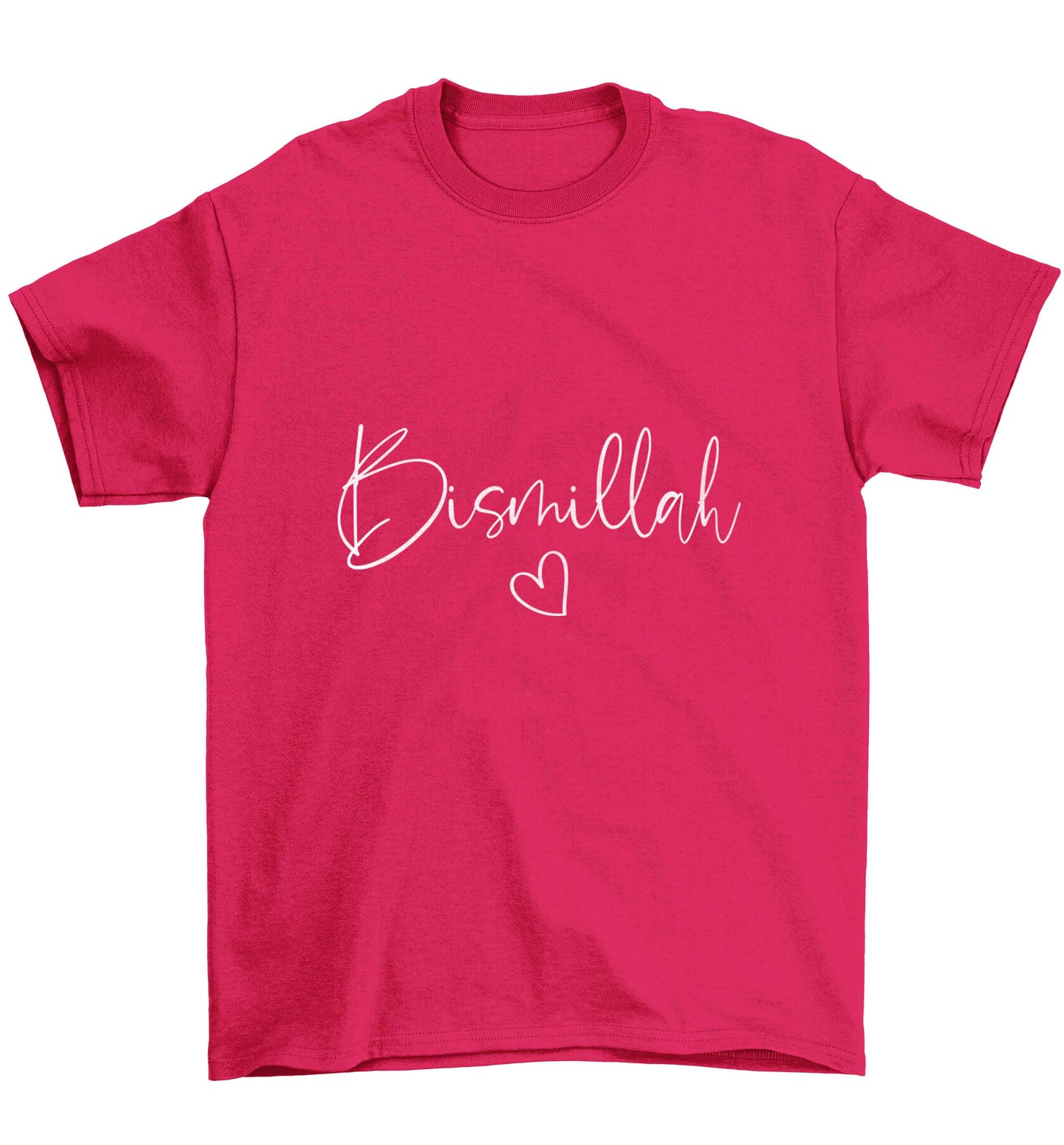 Bismillah Children's pink Tshirt 12-13 Years