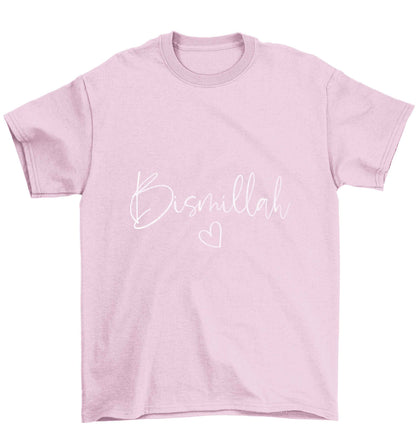 Bismillah Children's light pink Tshirt 12-13 Years
