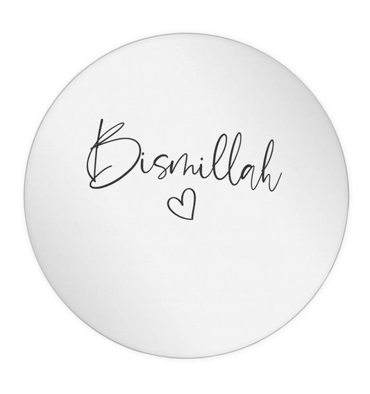Bismillah 24 @ 45mm matt circle stickers