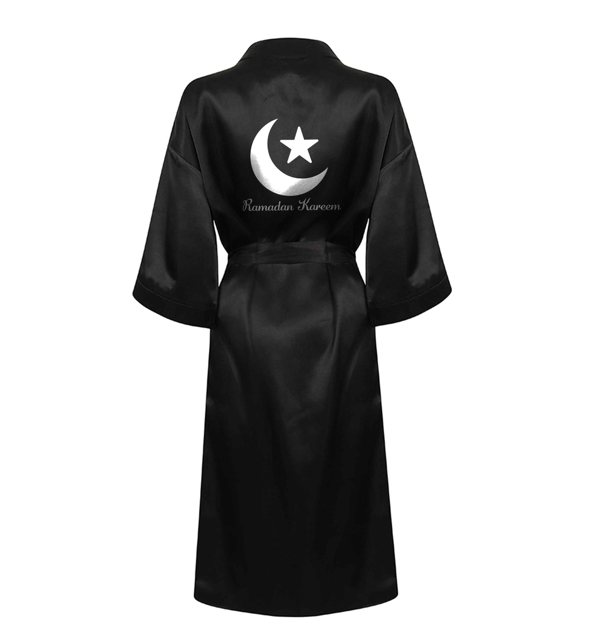 Ramadan kareem XL/XXL black ladies dressing gown size 16/18