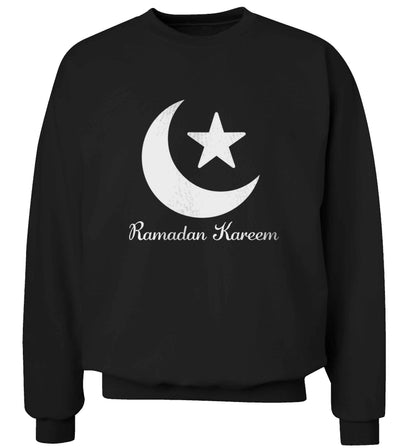 Ramadan kareem adult's unisex black sweater 2XL