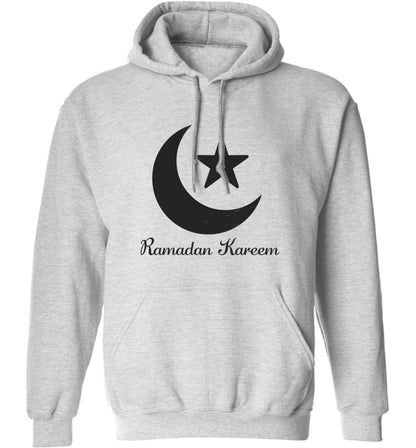 Ramadan kareem adults unisex grey hoodie 2XL