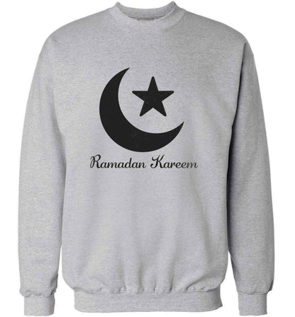 Ramadan kareem adult's unisex grey sweater 2XL