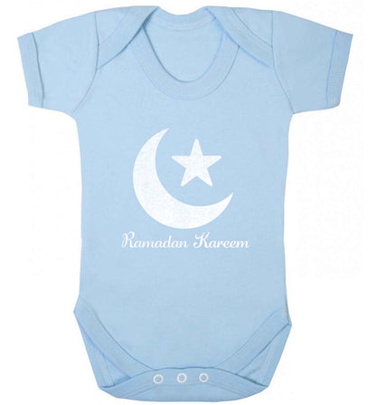 Ramadan kareem baby vest pale blue 18-24 months
