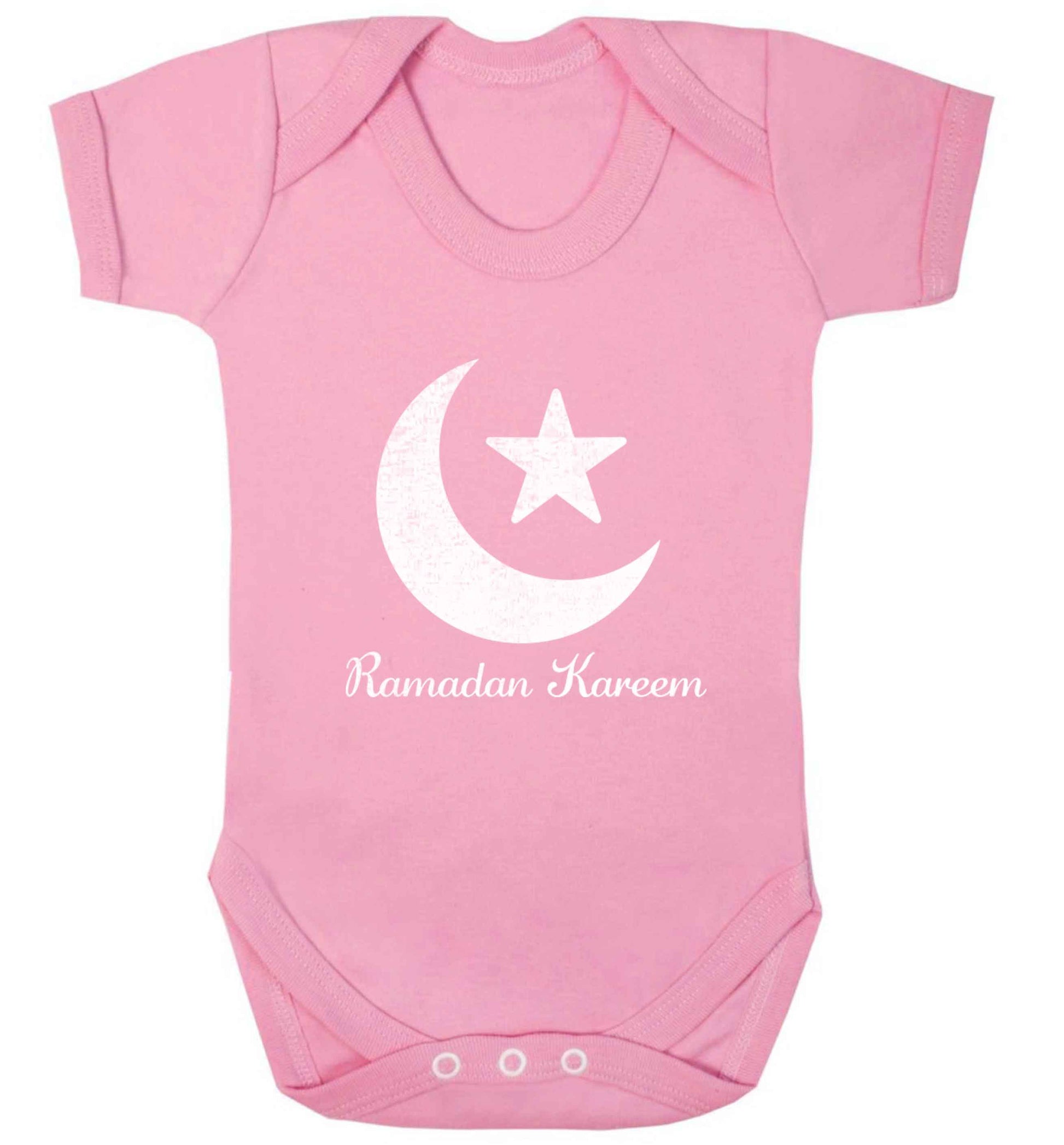 Ramadan kareem baby vest pale pink 18-24 months