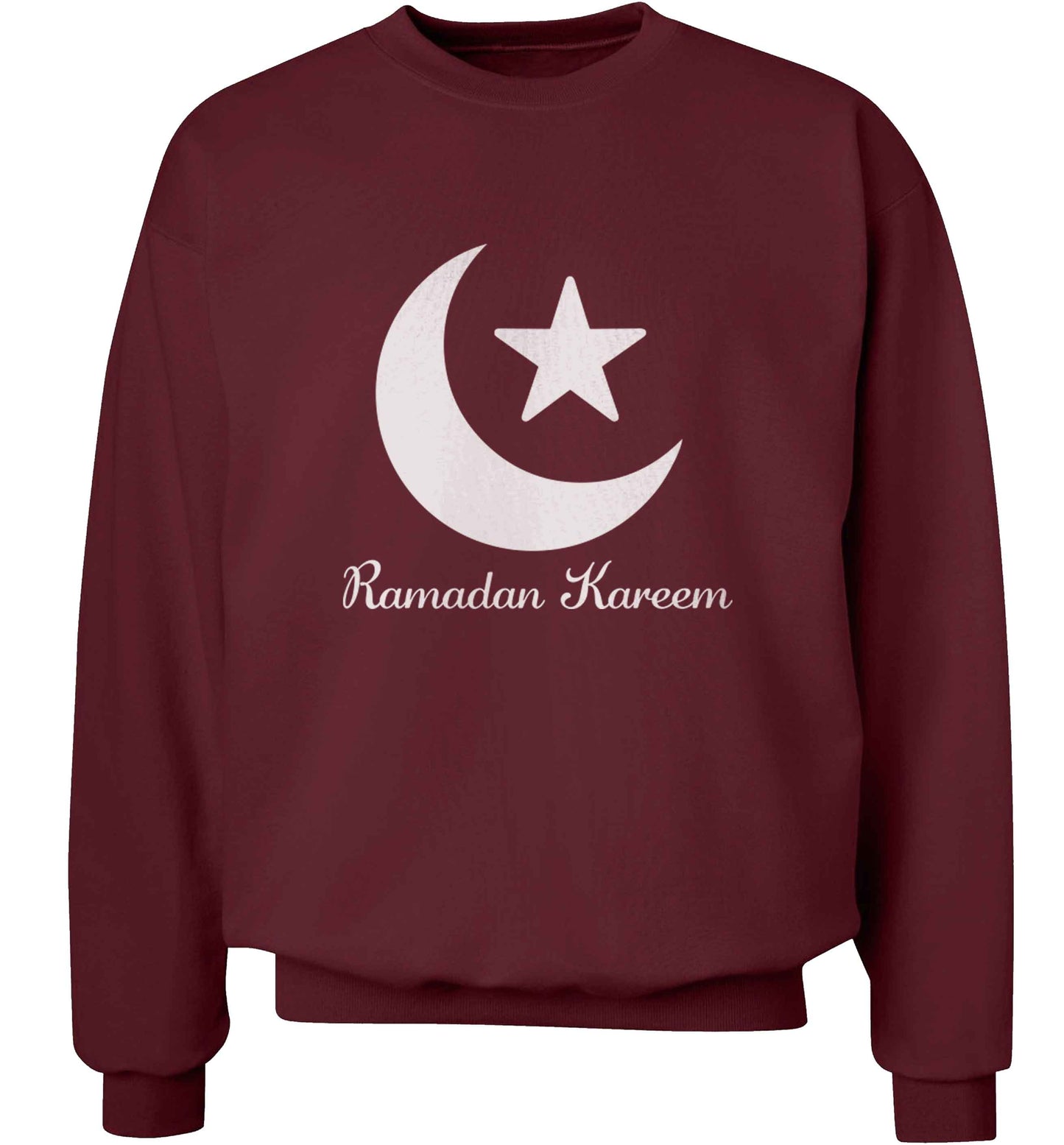Ramadan kareem adult's unisex maroon sweater 2XL