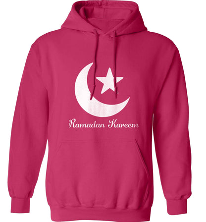 Ramadan kareem adults unisex pink hoodie 2XL