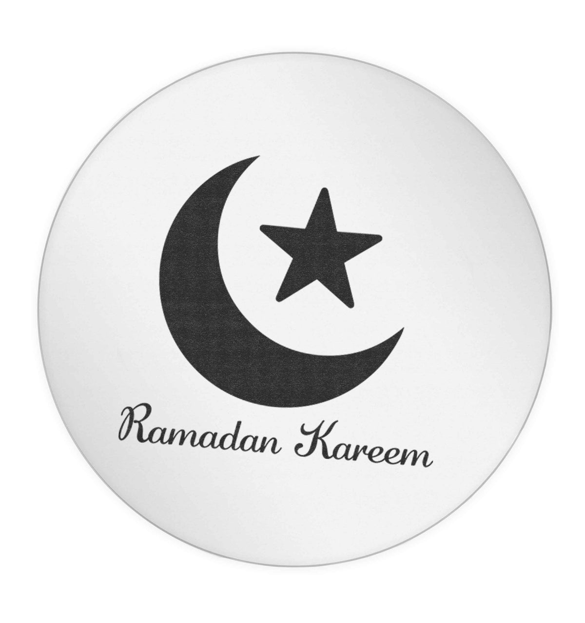 Ramadan kareem 24 @ 45mm matt circle stickers