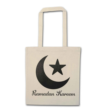 Ramadan kareem natural tote bag