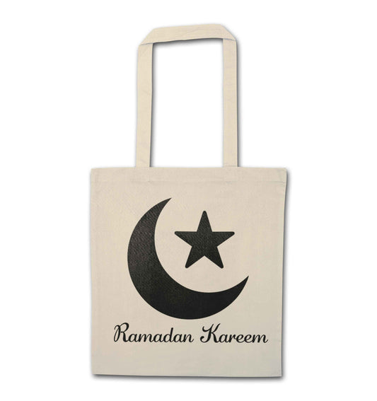 Ramadan kareem natural tote bag