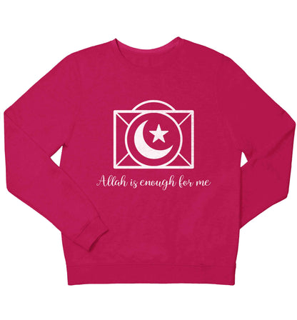 Allah is enough for me children's pink sweater 12-13 Years