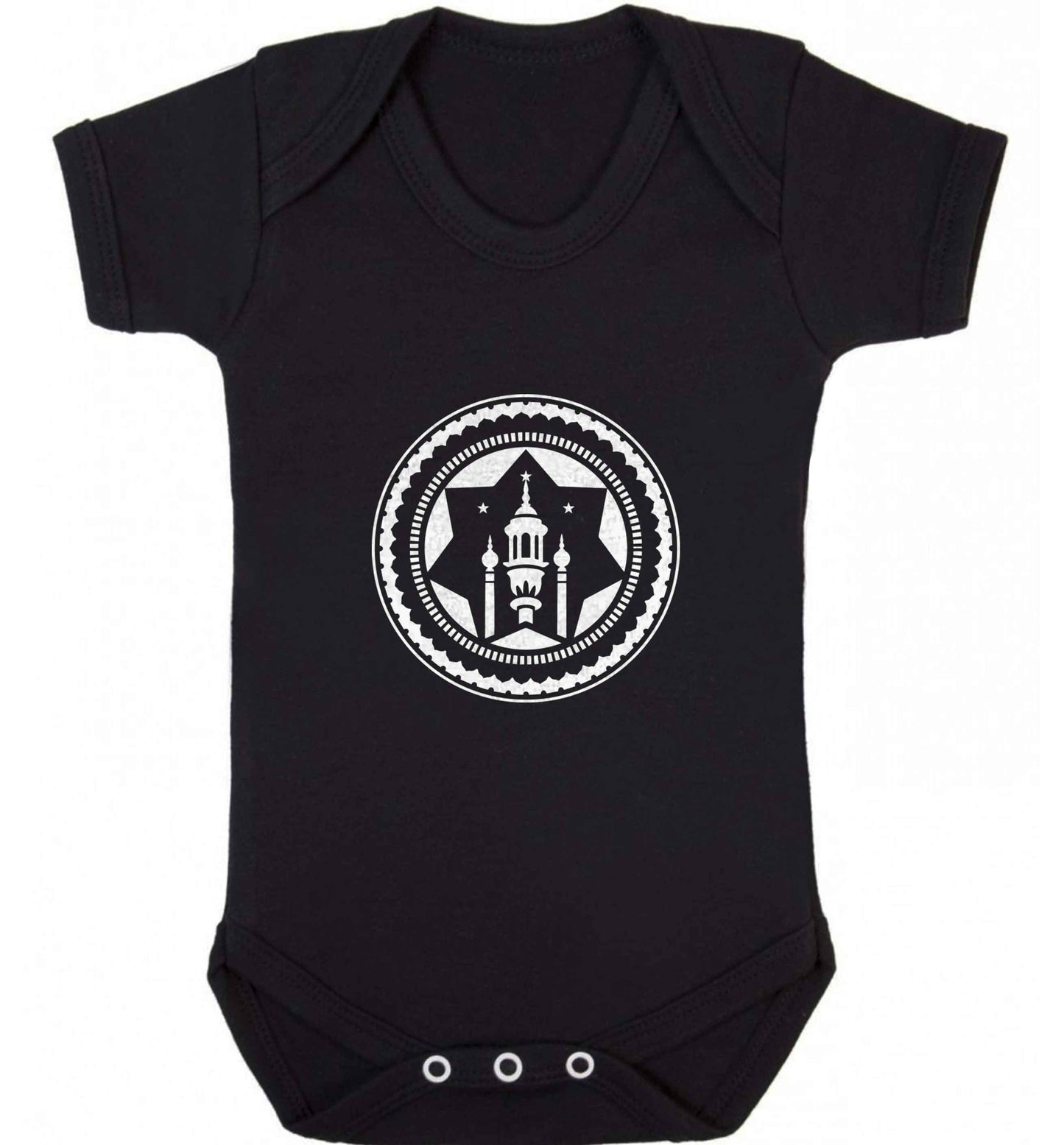 mosque baby vest black 18-24 months