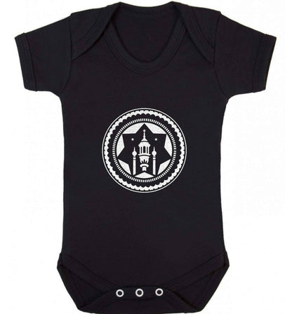 mosque baby vest black 18-24 months