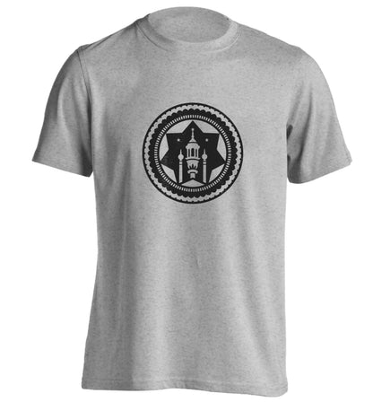 mosque adults unisex grey Tshirt 2XL