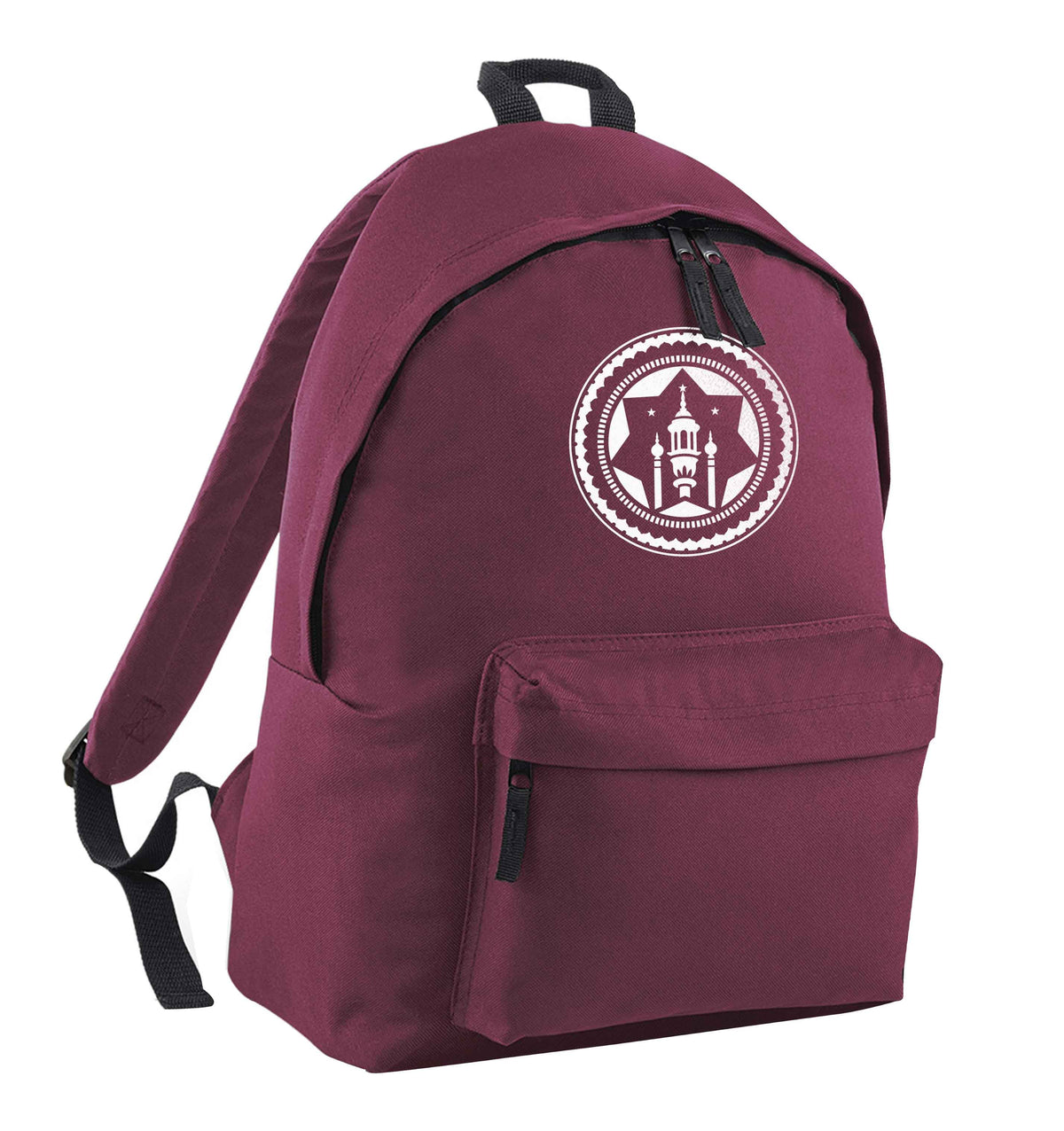 mosque maroon children's backpack