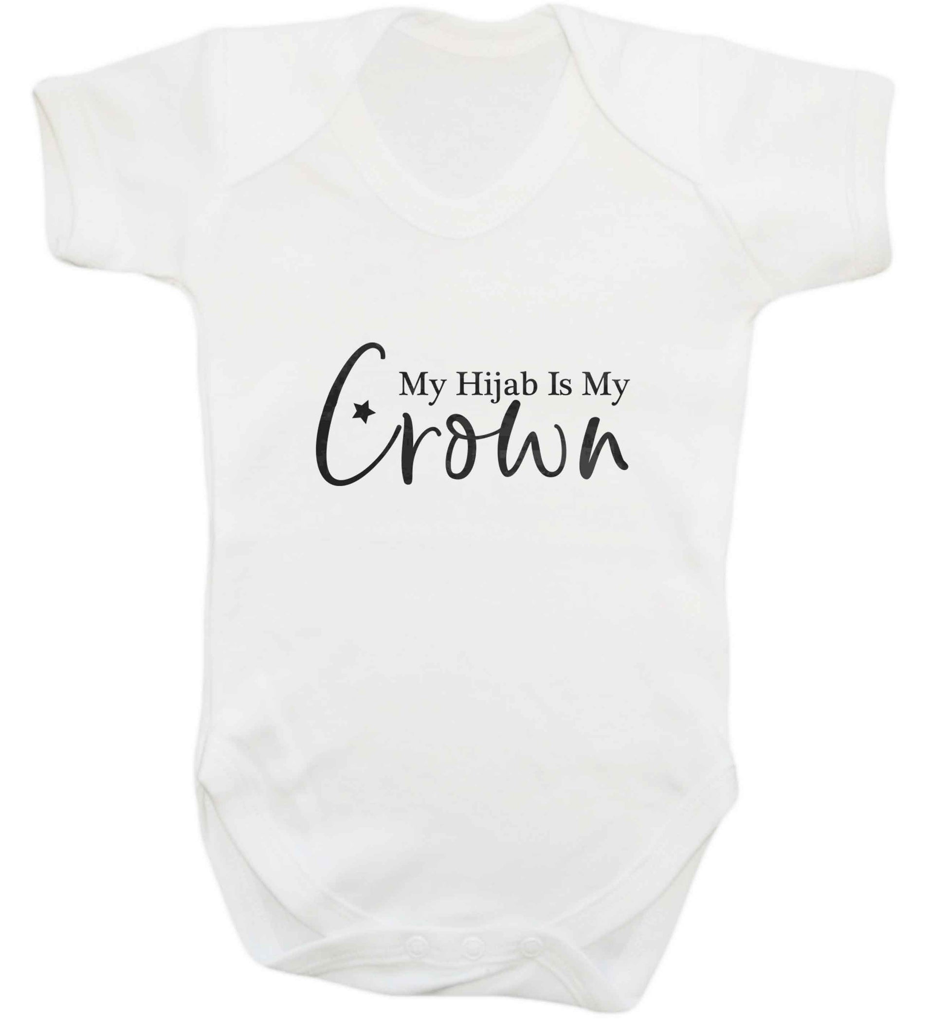 My hijab is my crown baby vest white 18-24 months