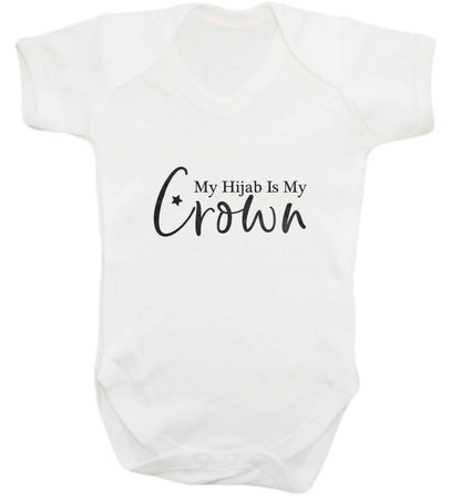 My hijab is my crown baby vest white 18-24 months