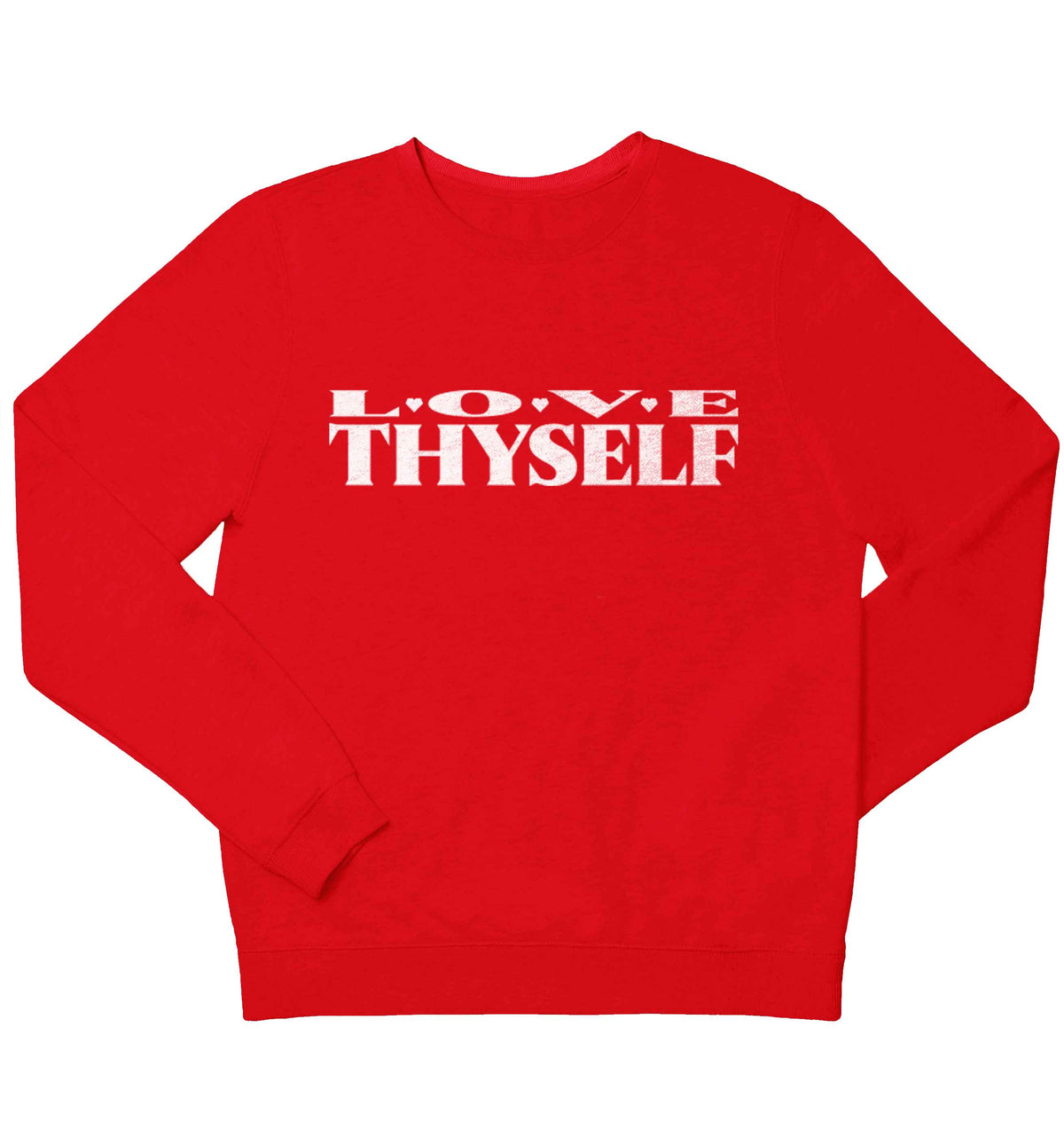 Love thyself children's grey sweater 12-13 Years